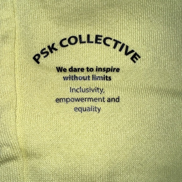 NWT PSK Collective Canary Yellow Joggers - Picture 7 of 10